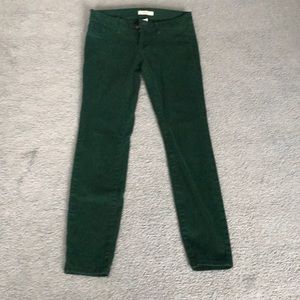 Refuge hunter green jegging sz 6